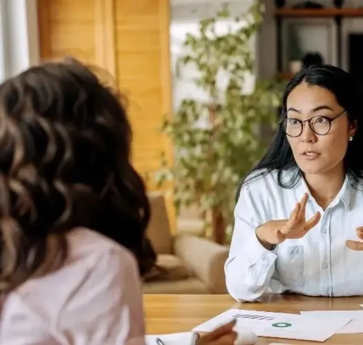 165 Stock Indoor Urban Bank Young Black Couple Young Adult Asian Advisor Mortgage Investment